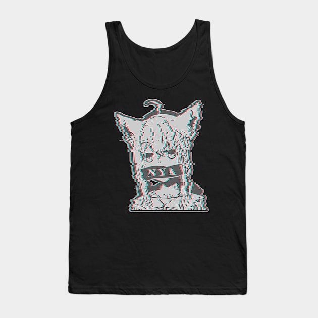 Shirakami Fubuki Hololive Tank Top by TonaPlancarte